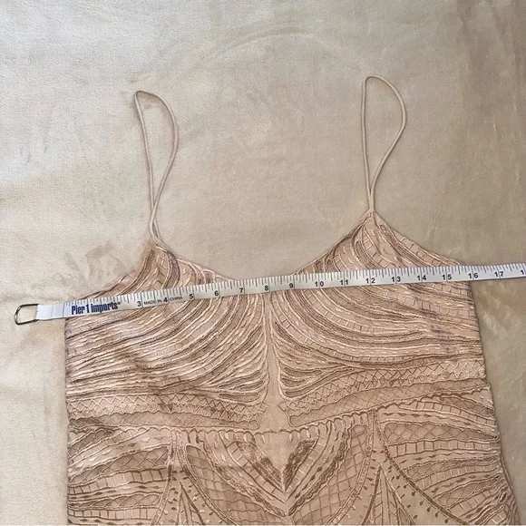 Uma and Leopold Lace Slip Mini Dress Blush Pink NWOT Mini